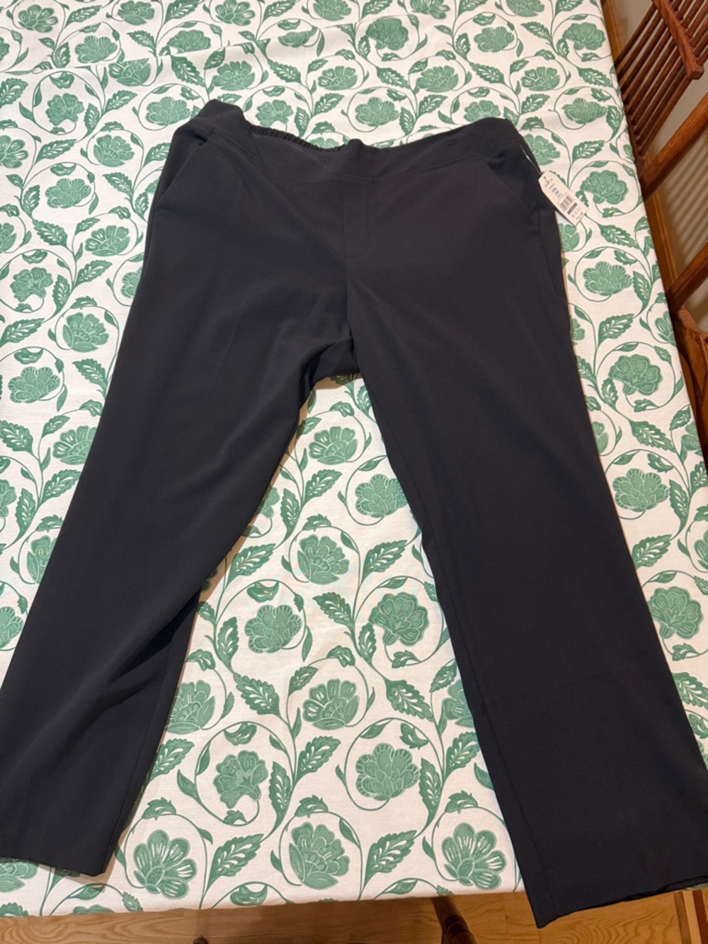 Time and Tru Men's Black Stretch Dress Pants